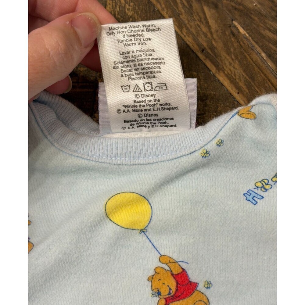 Vintage 90s Disney Winnie the Pooh Infant Unisex Sleep Sack Layette One Size - Picture 5 of 8